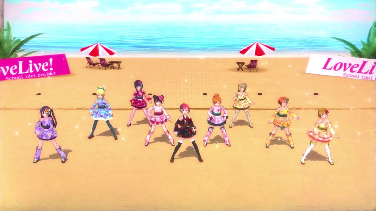 【スクフェスAC】夏色えがおで 1,2,Jump! ダンスフォーカス動画