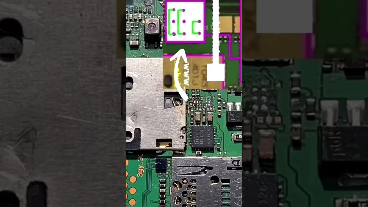 #shorts nokia mobile sim tray ic jumper #mobilerepairing