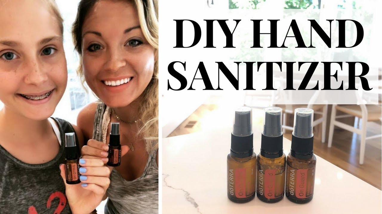 DIY HACK ● NATURAL HAND SANITIZER ● ESSENTIAL OILS FOR MOMS