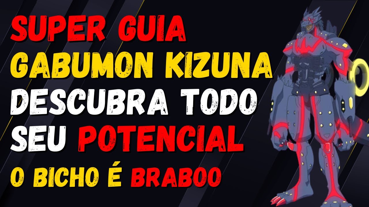 SUPER GUIA GABUMON KIZUNA 2024 CONHEÇA ESSE MONSTRO - DIGIMON MASTERS ONLINE