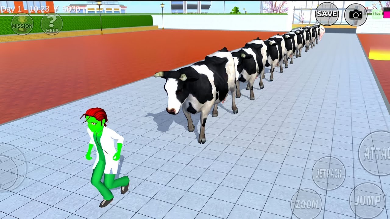 MAKE A LINE WITH ALL THE ANIMALS🐵🐔🐶🐷#sakuraschoolsimulator #sakura #viralvideo 