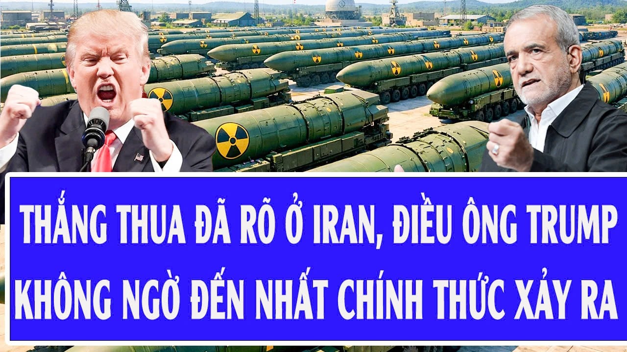 🔴Trực tiếp: Thắng thua đã rõ ở Iran, điều ông Trump không ngờ đến nhất chính thức xảy ra