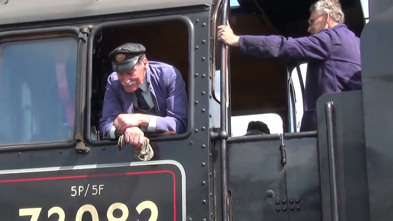 Clive Groome driving Camelot on the Bluebell