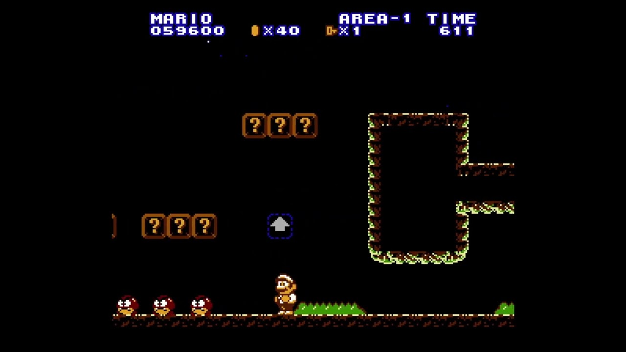 Mariotroid?! (Extra Mario Bros, NES romhack)