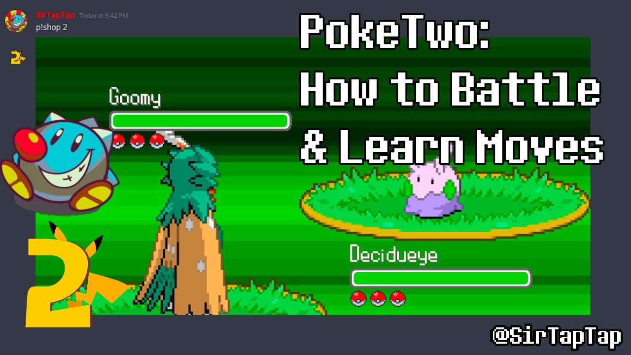 PokeTwo Guide: How to Battle other players! Learn moves, p!duel, strategy