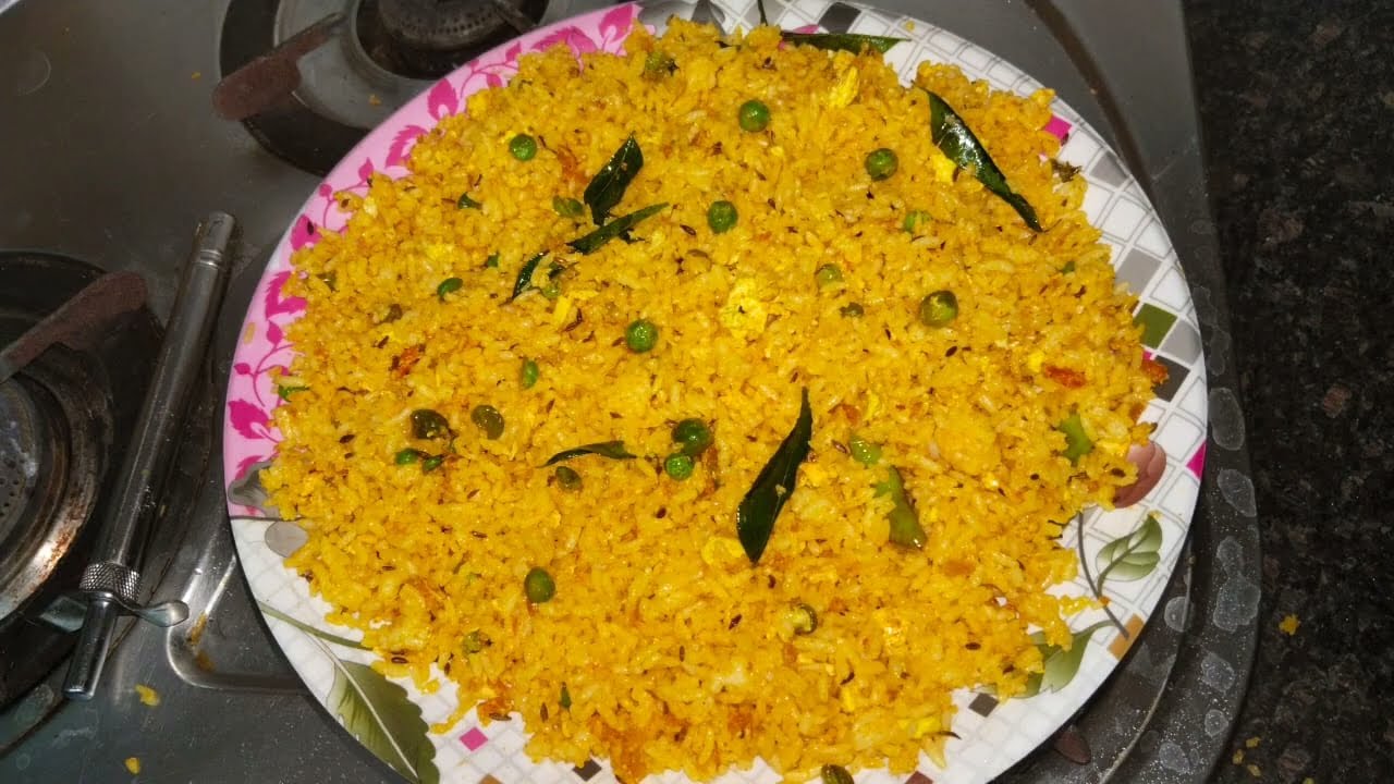 Seasonal Matar And Egg Rice | Must try Recipe | 