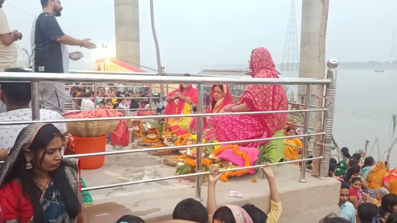 Varanasi Ghat Chhatpuja Video 