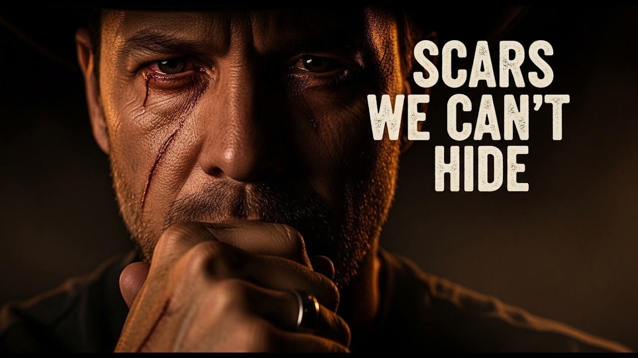 Scars We Can’t Hide — A Country Rock Song About Pain That Never Leaves 💔 (Official Music Visualizer)