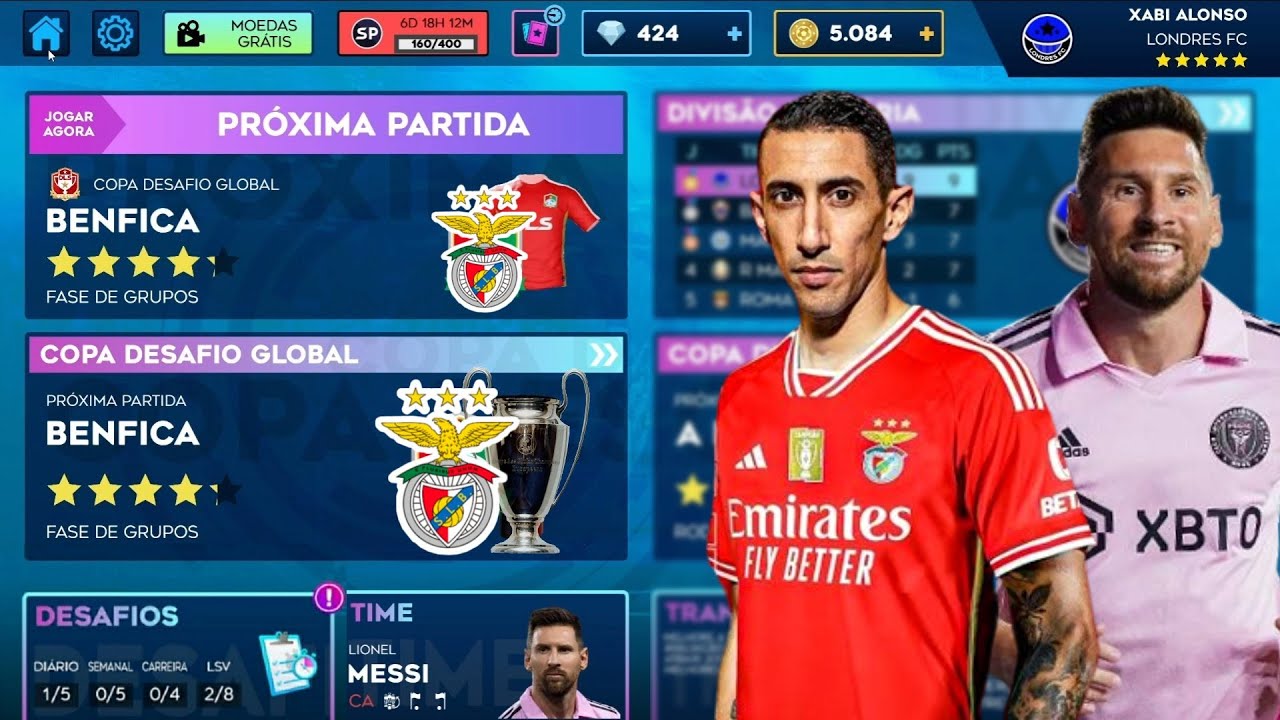 DLS 24 | Modo Carreira Londres FC #142 ( Estreia na Champions League )