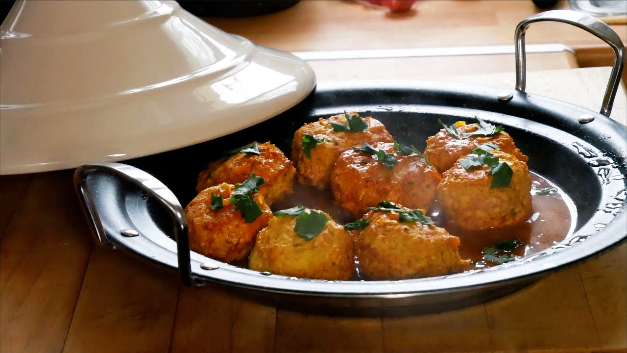 Tajine de boulettes au poulet