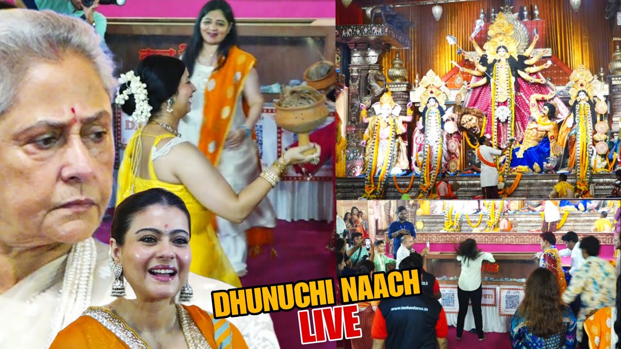 Tanishaa Mukerji DHUNUCHI NAACH Live | Bengali Dance | 80th North Bombay Sarbojanin Durga Puja 2026