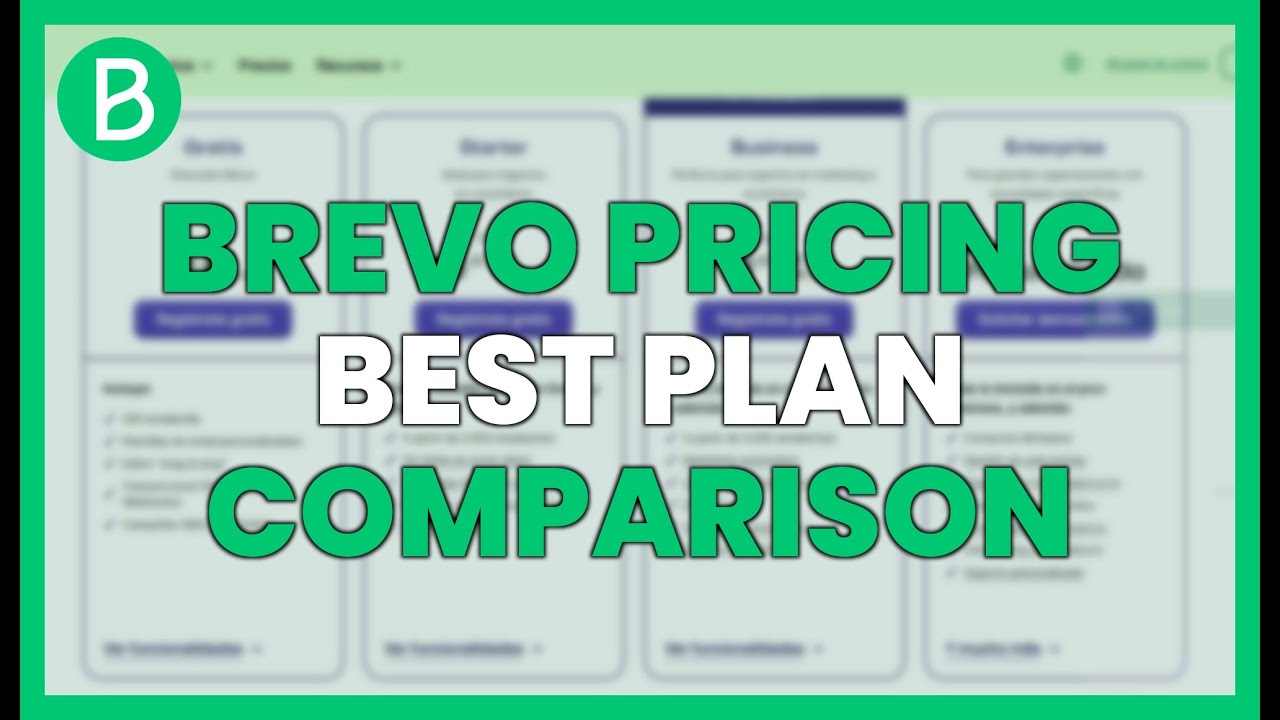 BREVO PRICING: Best plan comparison for EMAIL MARKETING and CRM