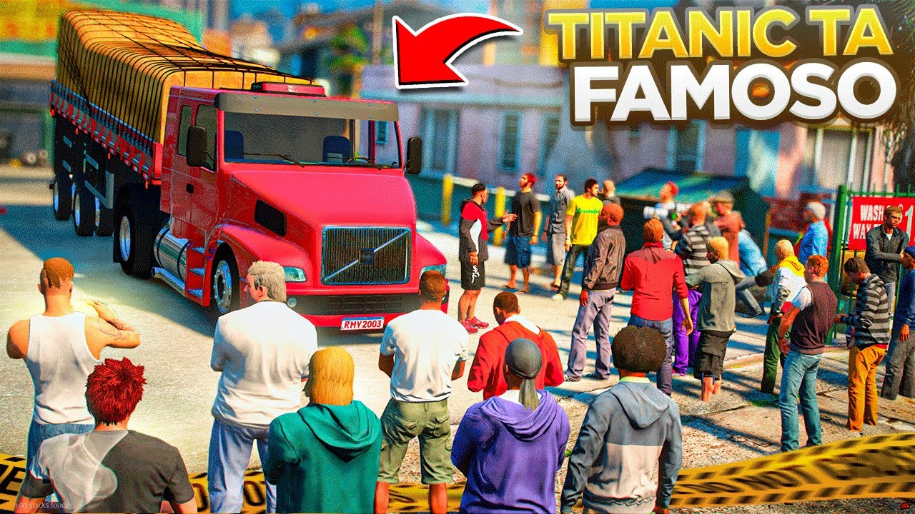 GTA V VIDA DE CAMINHONEIRO | MEU CÁMINHAO ESTÁ CHAMANDO MUITA ATENÇÃO! VAI DAR RUIM 🔥😨 #228