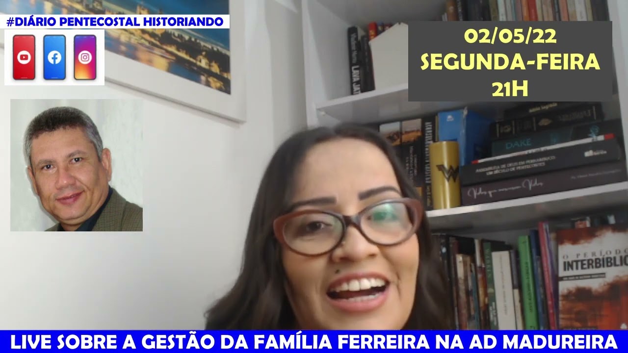 AMANHÃ LIVE SOBRE GESTÃO DA FAMÍLIA FERREIRA NA ASSEMBLEIA DE DEUS - MADUREIRA | COM ANDRÉ SILVA, RJ