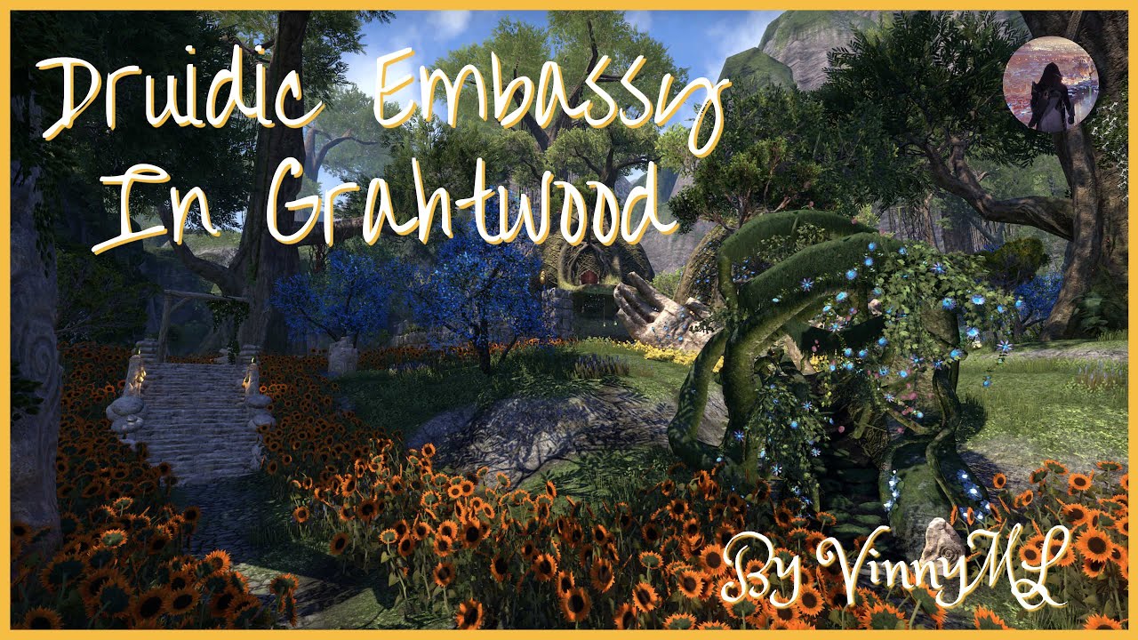 ESO Housing Tour: Druidic Embassy in Grahtwood (Gornir Estate Decorated) 4K