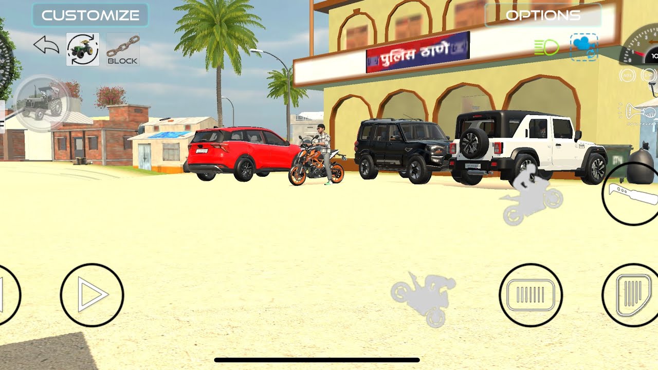 Thar offroad or tractor offroding dono ki takkar hua thar game video Scorpio game video 