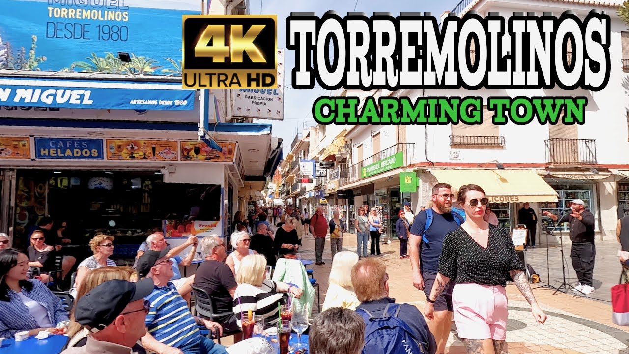 TORREMOLINOS Spain Charming Town MARCH 2024 | Costa Del Sol, Andalusia [4k]