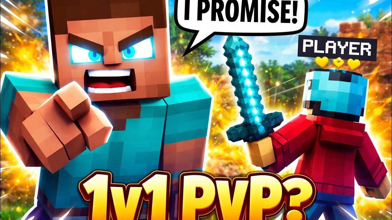Doing PVP promise with a random player 🥶