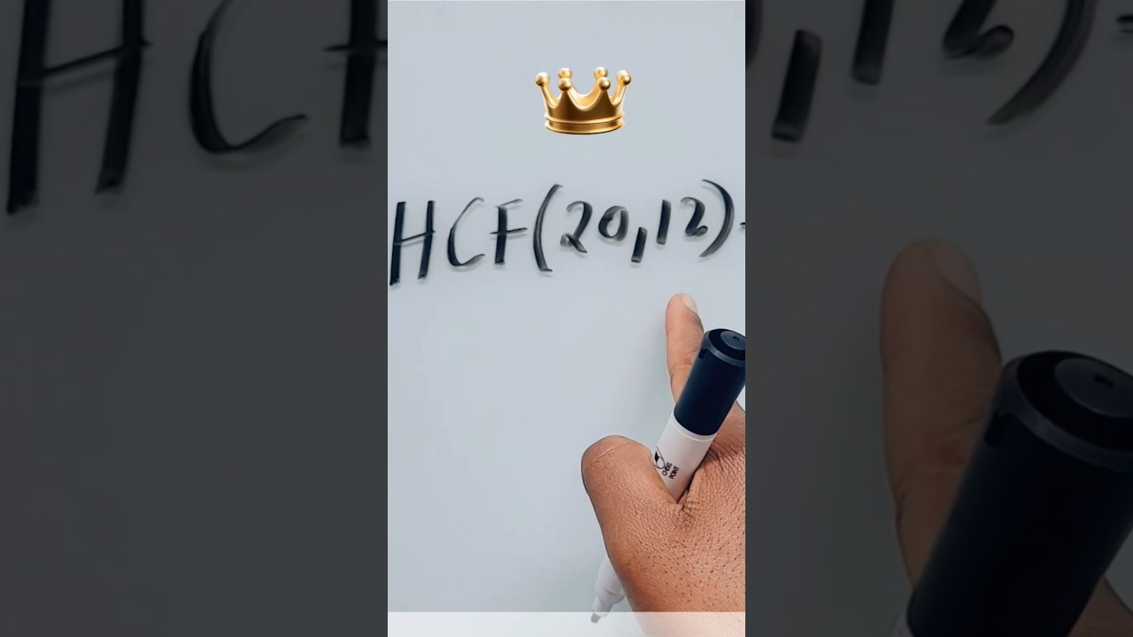 HCF & LCM Made Easy in 1 min