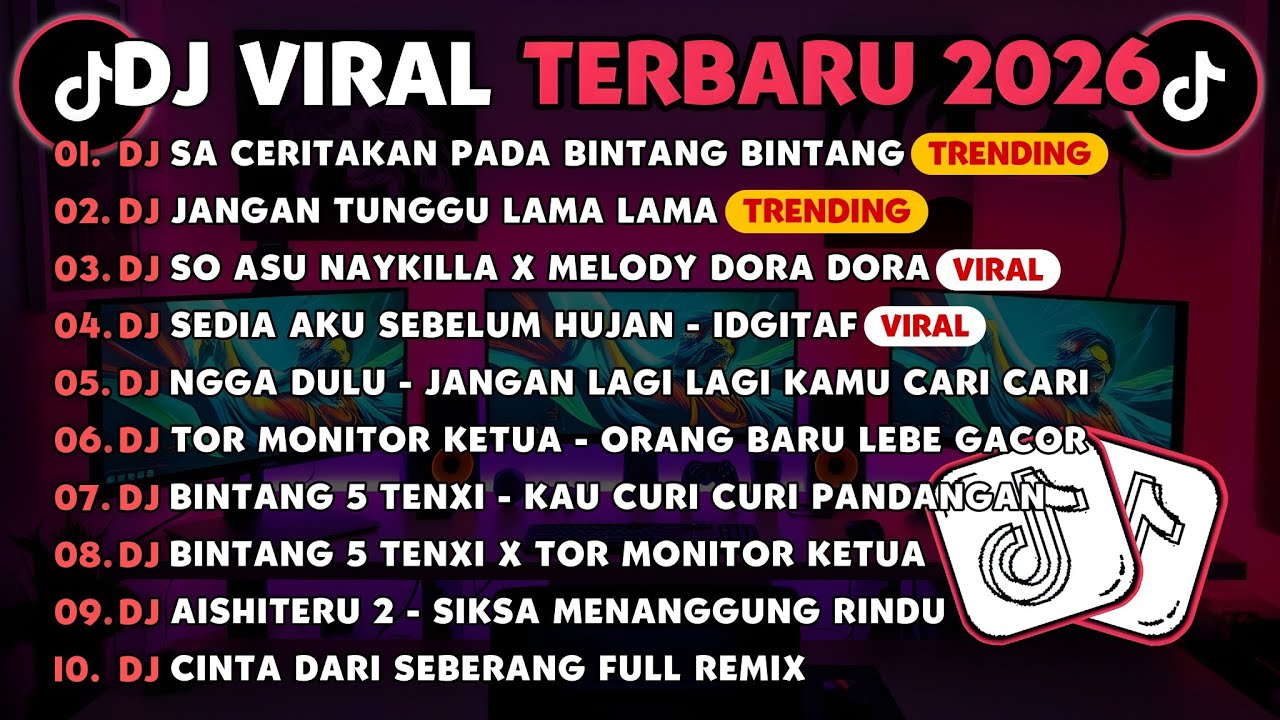 DJ TIKTOK TERBARU 2026🎵DJ SA CERITAKAN PADA BINTANG BINTANG🎵DJ JANGAN TUNGGU LAMA LAMA VIRAL TIKTOK 