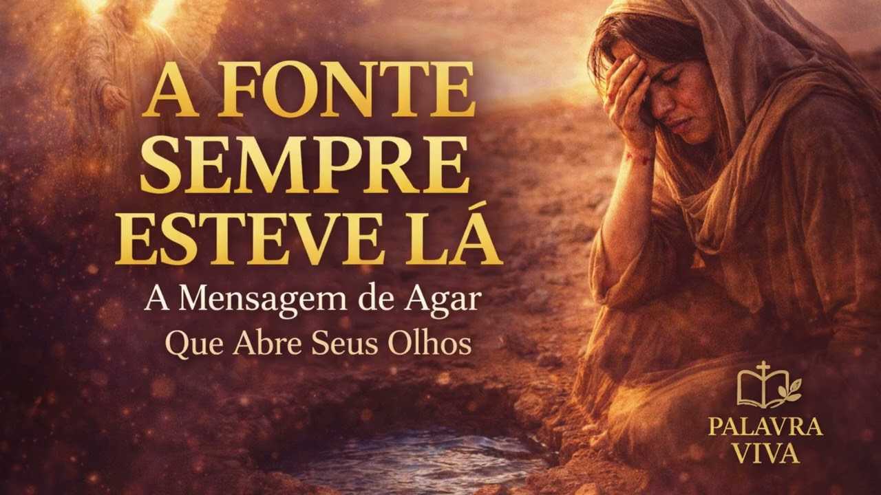 A FONTE SEMPRE ESTEVE LÁ 🕊️ A Pregação de Agar Que Vai Abrir Seus Olhos