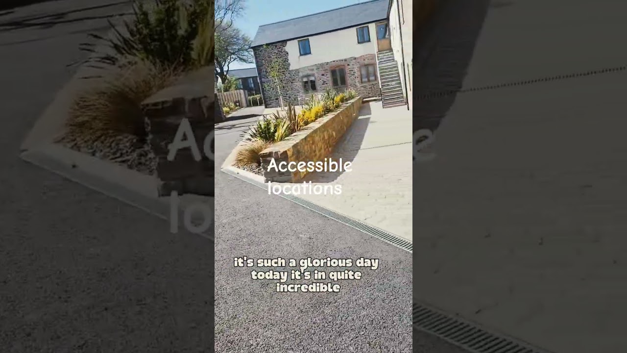 Accessible location. HPB Northway Court - around accessible property. #devon #bideford #powerchair