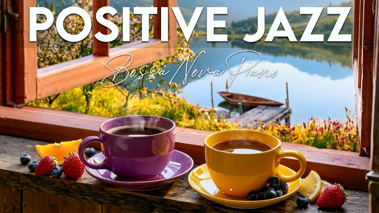 June Jazz Cafe ~ Positive Summer Morning Jazz & Happy Bossa Nova Piano Music for Good Mood