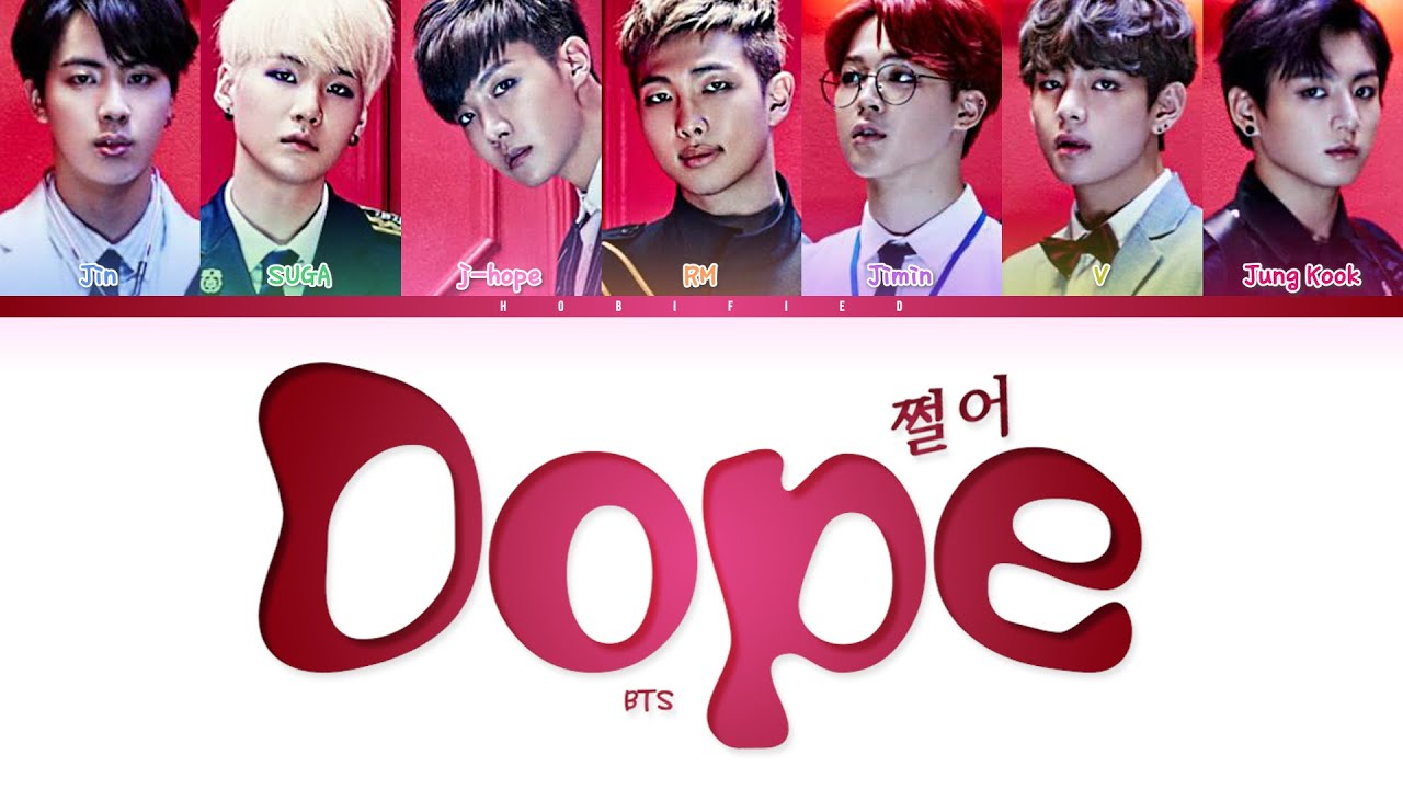 BTS (방탄소년단) &mdash; Dope (쩔어) (Color Coded Lyrics Han/Rom/Eng)