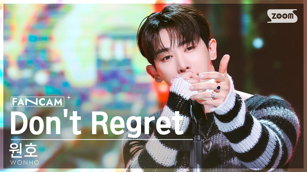 [안방1열 직캠4K] 원호 'Don't Regret' (WONHO FanCam) @SBS Inkigayo 221016
