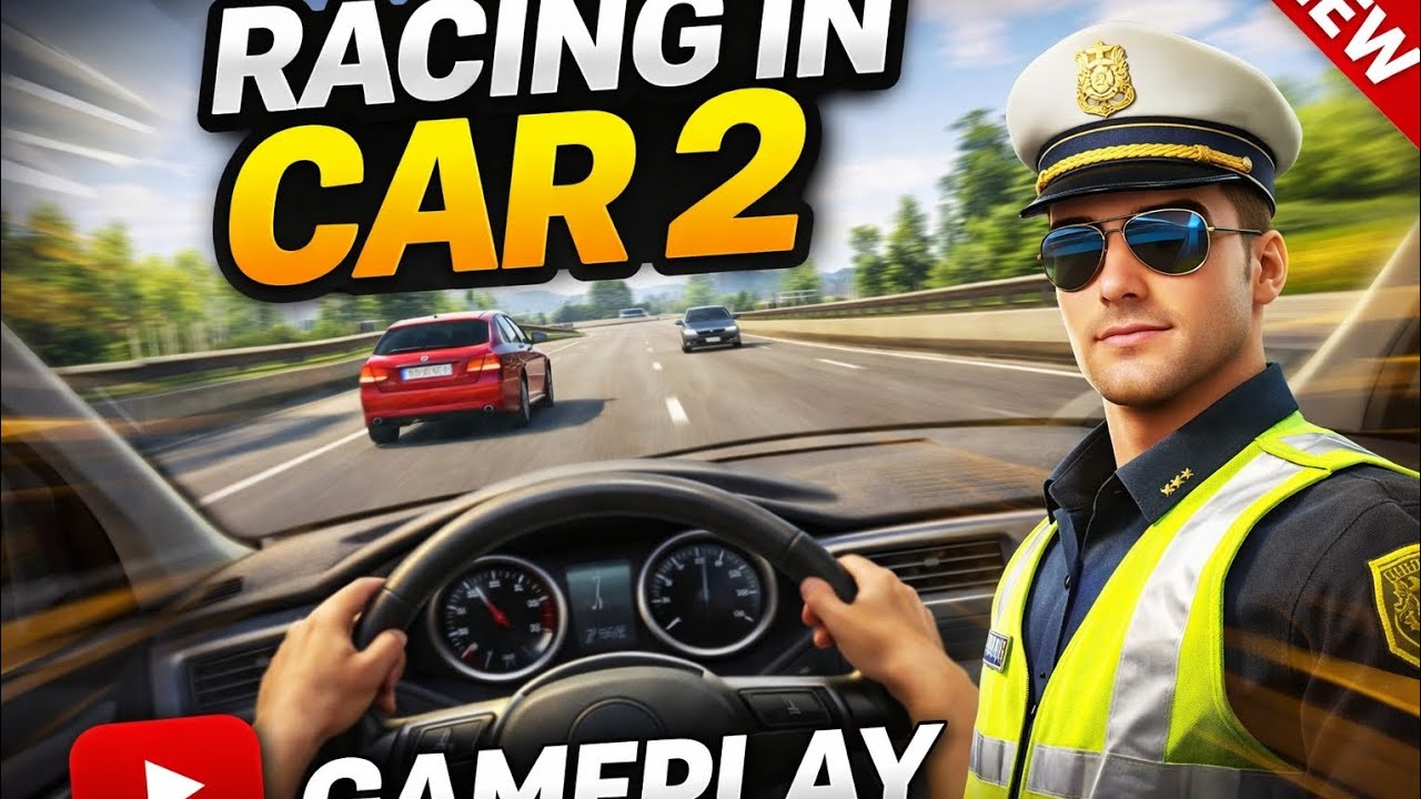 Racing in Car 2 Gameplay 🔥 High Speed Highway Drive | Noob to Pro