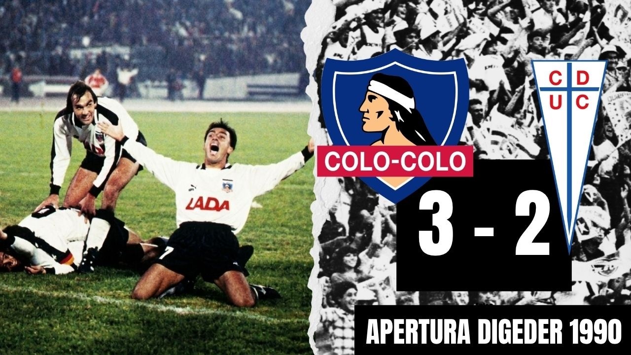 Colo-Colo 3 x 2 U. Cat&oacute;lica | Final Apertura Digeder 1990