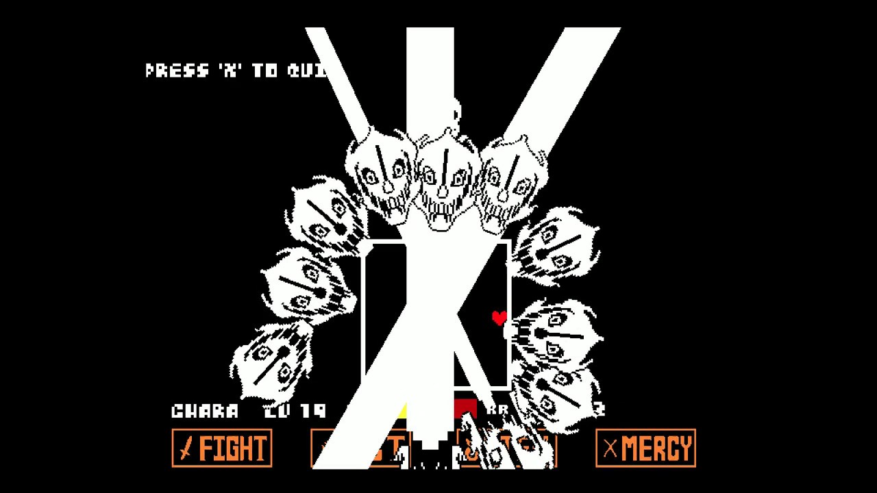 Bad Time Simulator Custom attack (Full fight, download in description)