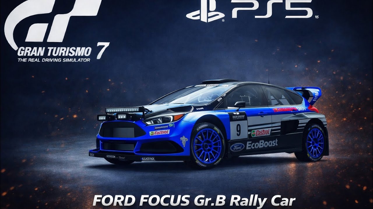Ford Focus Gr.B Rally Car | Snow Rally | Gran Turismo 7 (PS5) Logitech G29