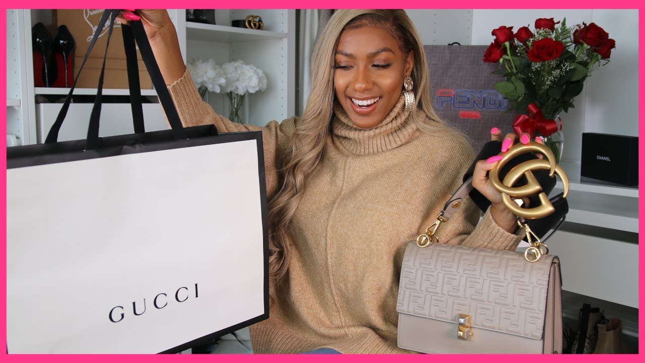 LUXURY DESIGNER BIRTHDAY GIFTS HAUL! FENDI,GUCCI,CHANEL! | Jayla Koriyan TV