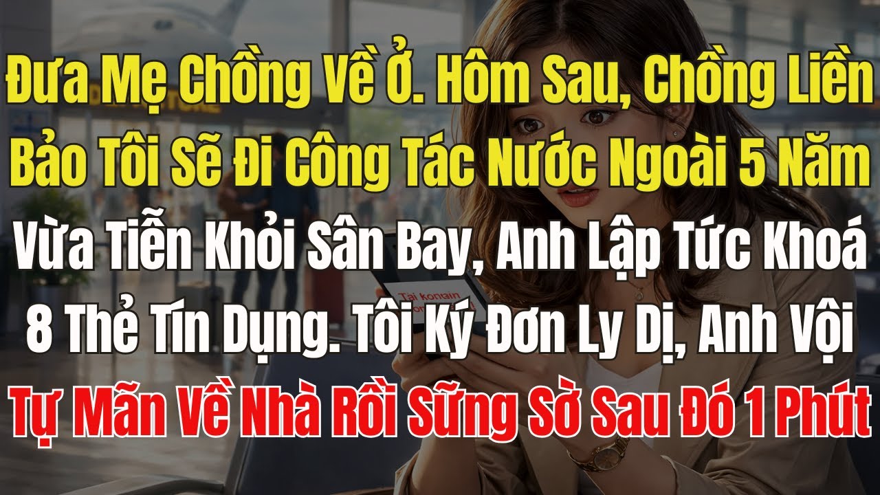 Chồng Tôi Ra Nước Ngoài 5 Năm Làm Gì với 8 Thẻ Tín Dụng?