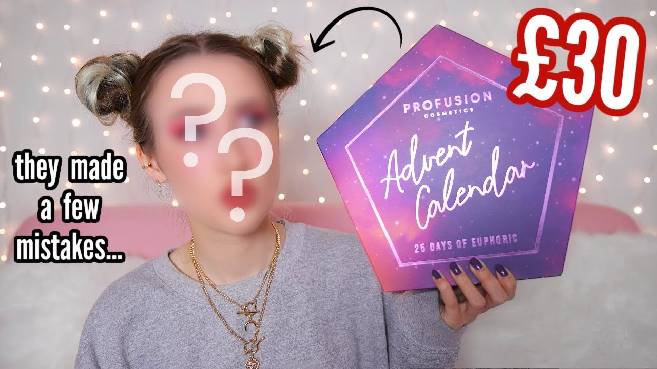 Полный макияж ADVENT CALENDAR + РАСПАКОВКА! *Boots Profusion*