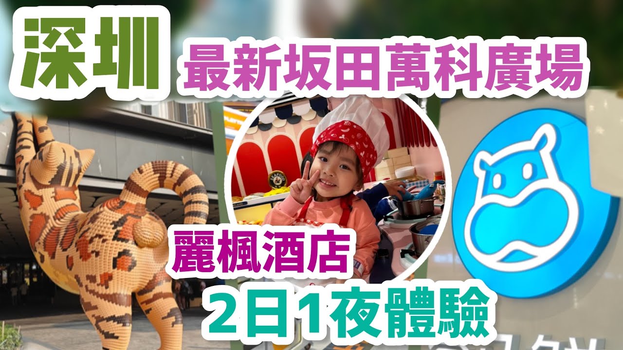 深圳最新商場 龍崗坂田萬科廣場 2日1夜體驗 麗楓酒店