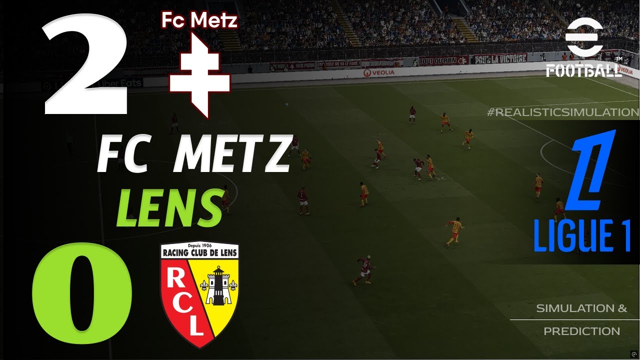🔴 R&eacute;sum&eacute;  : Metz vs Lens 2 - 0 I HIGHLIGHTS | Ligue 1 2025/26 &ndash; aujourd'hui Efootball Pes21