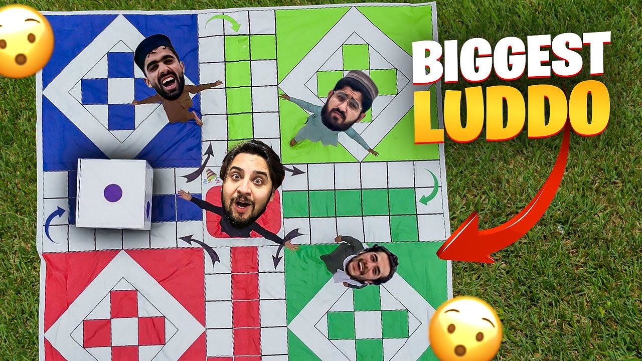 Playing World’s Biggest Ludo Game | Winner Will Get $50000😱