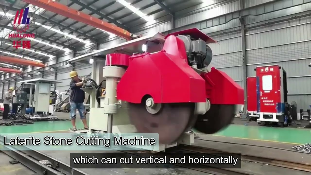 Hualong Machinery HKSS-1400 sandstone Laterite Stone Brick Cutting Machine In Kenya