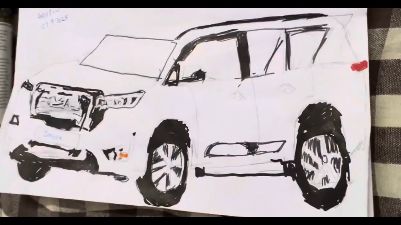 How to draw 2023 Toyota Innova crysta ||drawing 2023 Toyota mpv