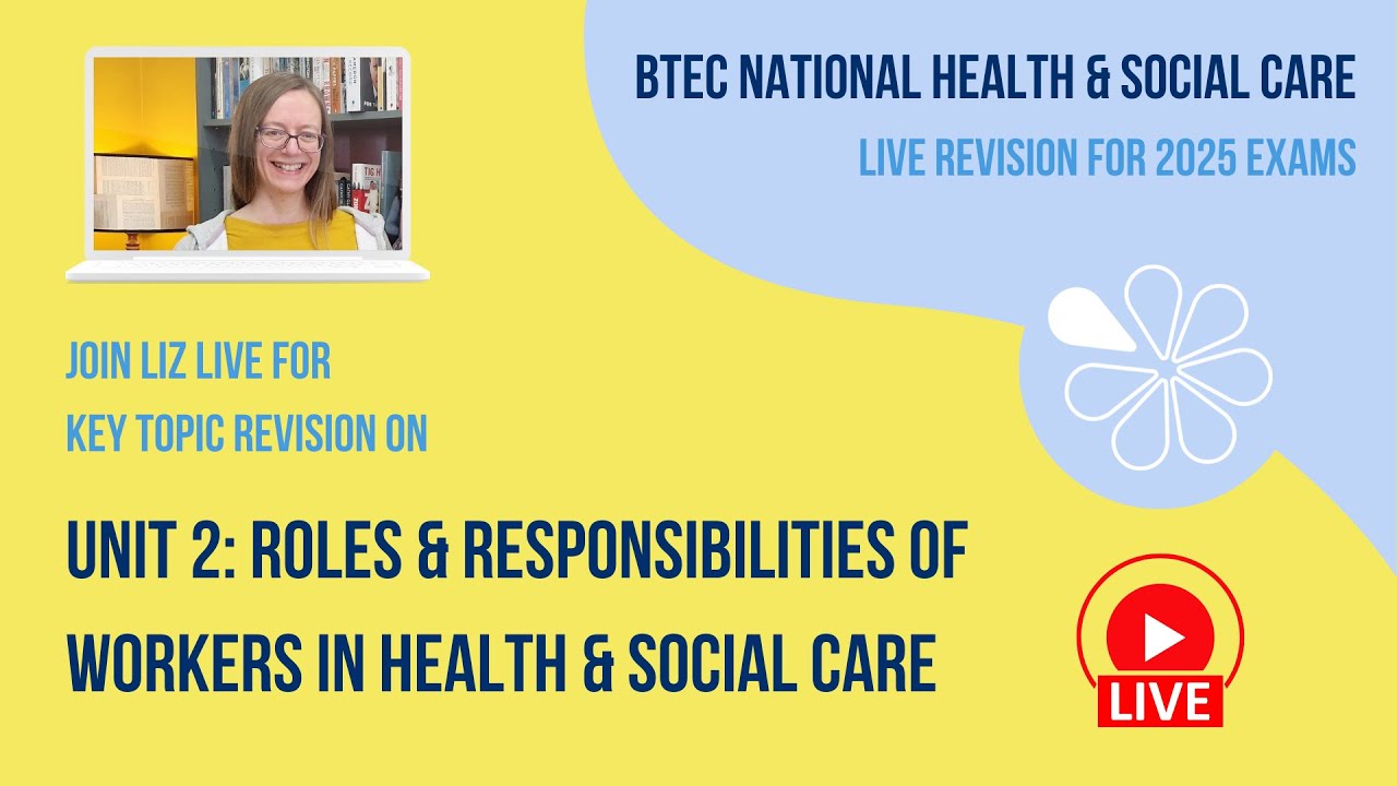 Раздел 2. Роли и обязанности работников | BTEC National HSC Live Revision 2025
