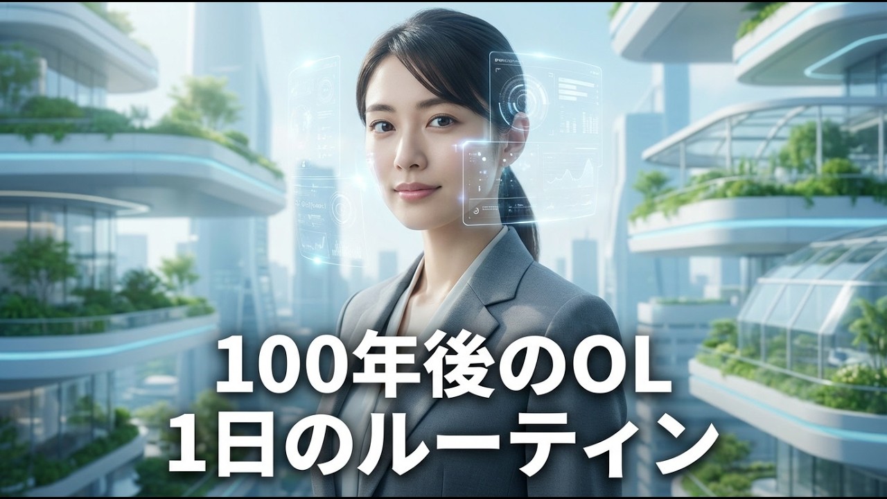 【100年後】2126年を生きる20代女性OLの1日のルーティンを覗き見