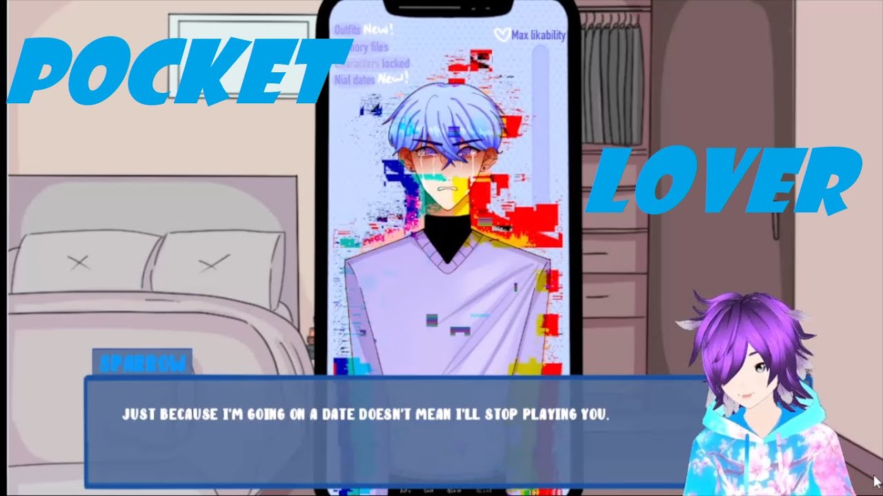 Virtual Boyfriend is Deadly Serious About Us- Pocket Lover- (Demo) Yandere Horror Visual Novel