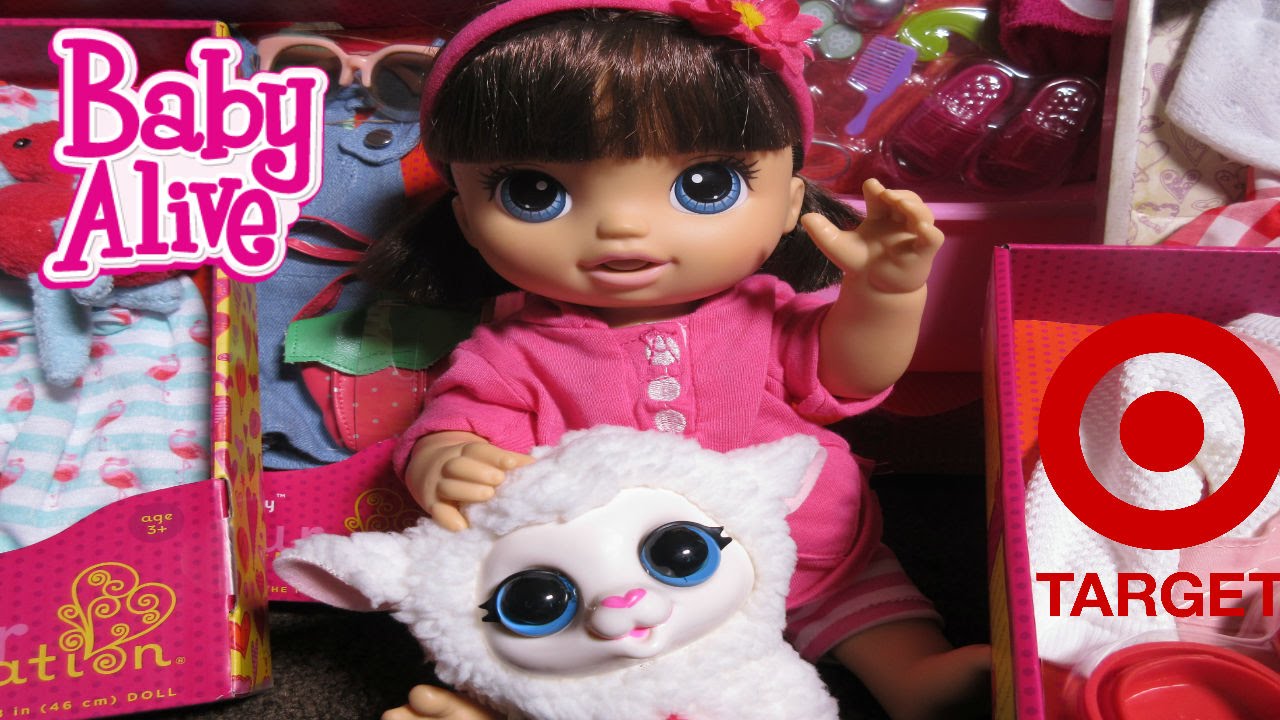 BABY ALIVE Target Outing + Our Generation Clothes & Bathtub!