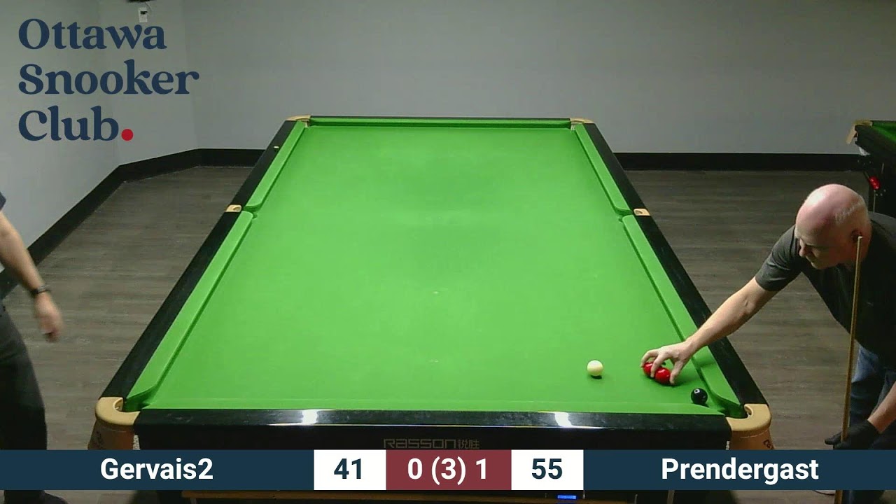 Ottawa Snooker Club - Club Match Roger Gervais2 vs Jim Prendergast