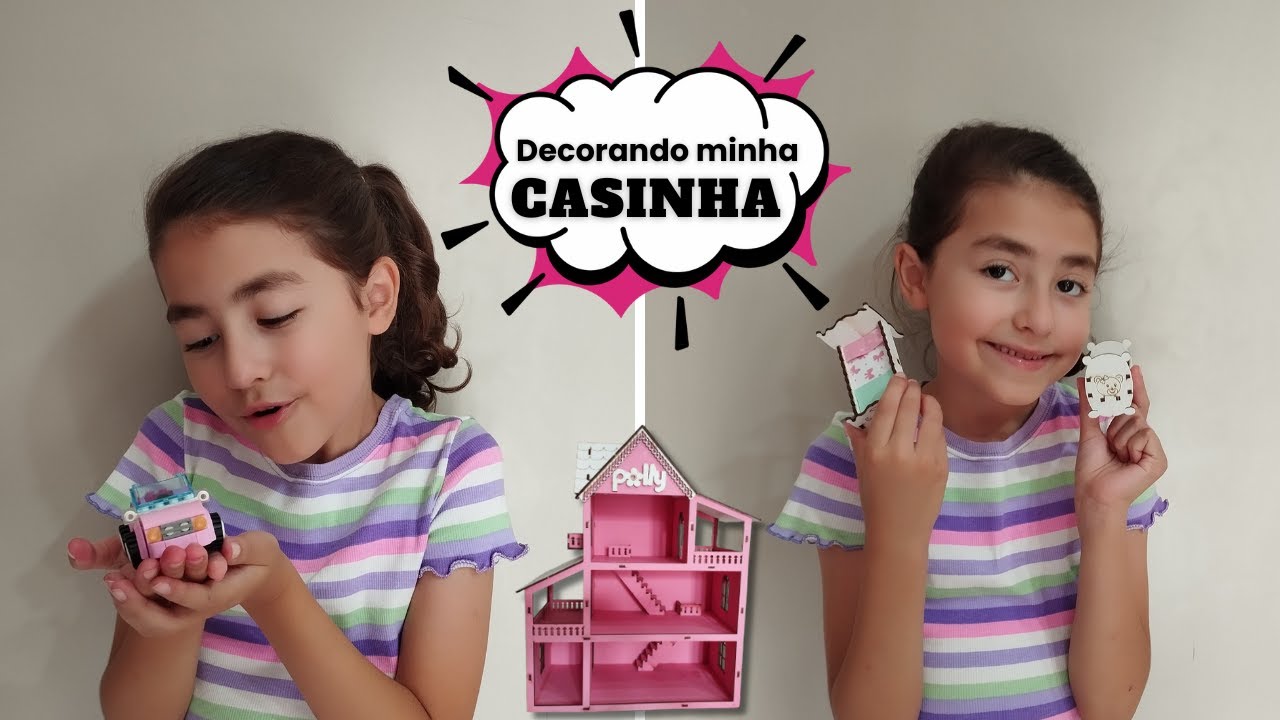 Decorando minha CASINHA DE BRINQUEDO 🏠