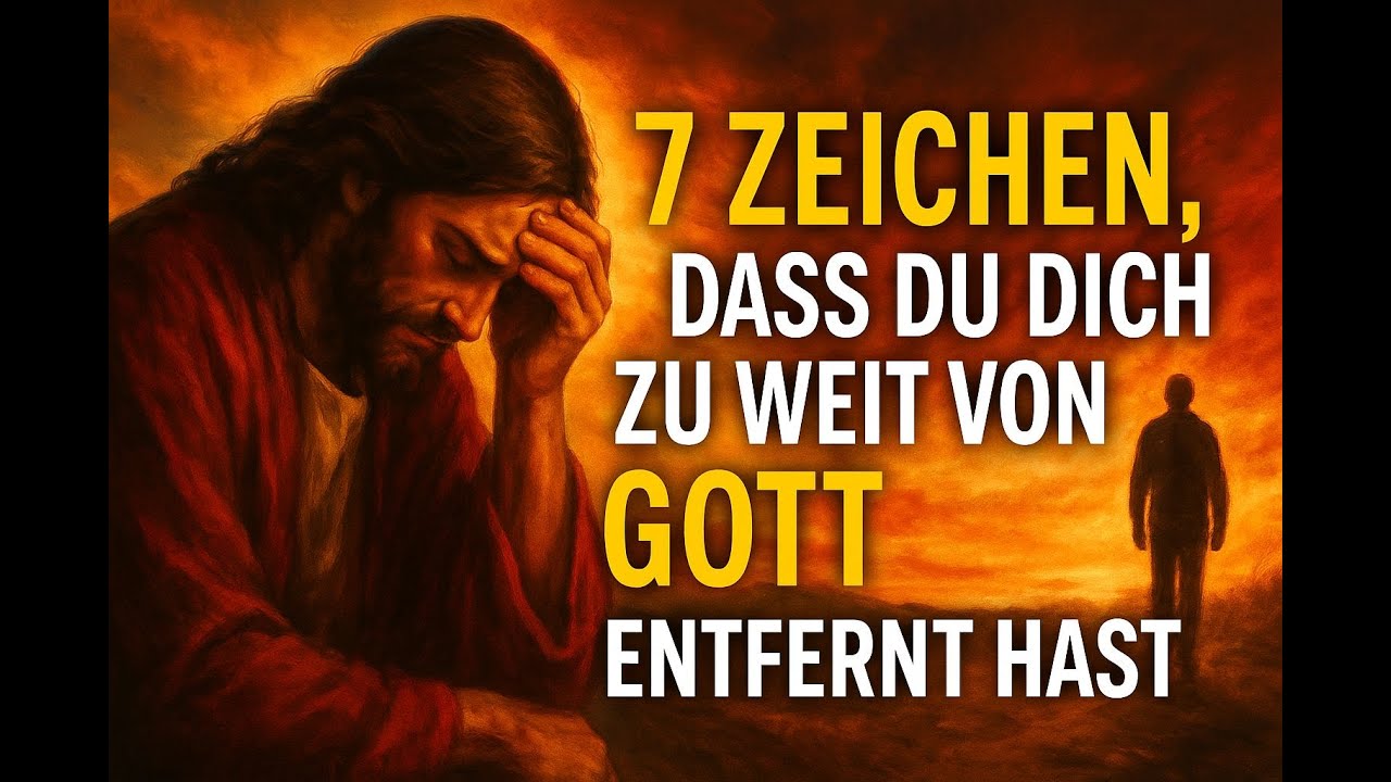 7 ZEICHEN, dass du dich zu weit von Gott entfernt hast