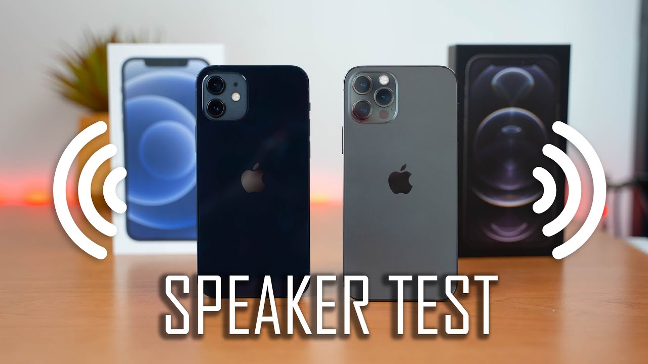Тест динамиков iPhone 12 и iPhone 12 Pro!!