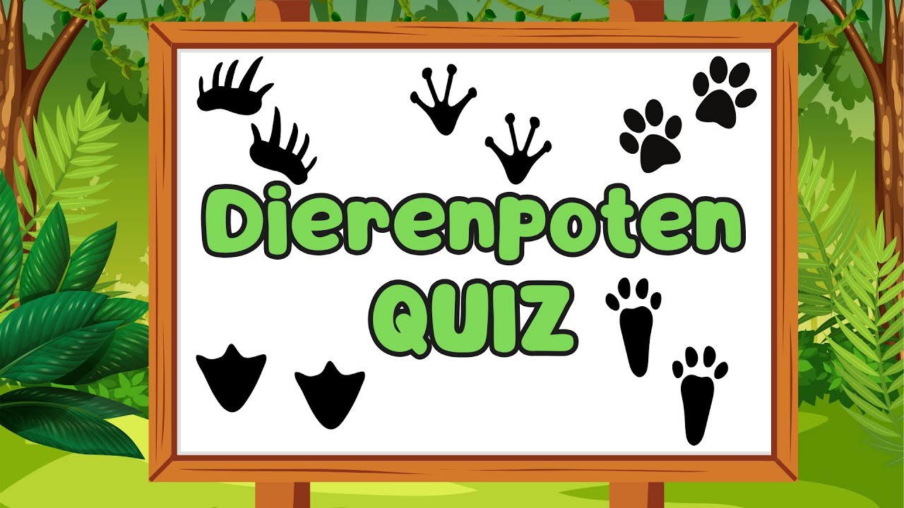 Dieren Pootafdrukken Quiz | Raad het Dier aan de Hand van Sporen!